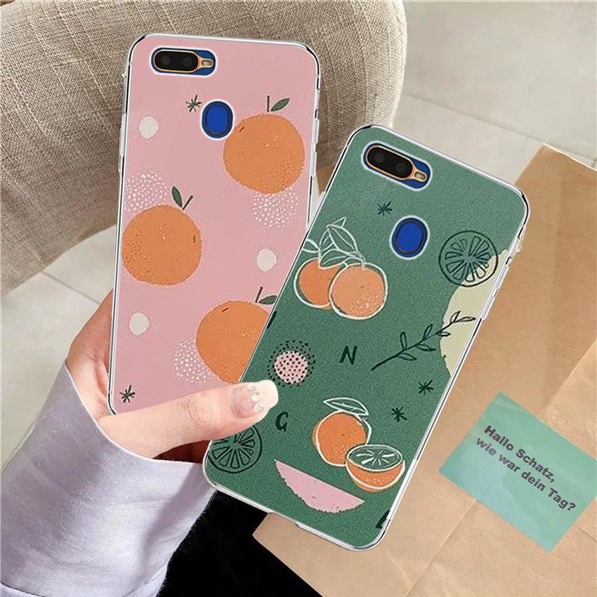 Ốp lưng Oppo A5S/A3s/F11 PRO/F7/F1S/F9/A5 2020/A9 2020/A1K/A7/A91 mẫu Orange | BigBuy360 - bigbuy360.vn