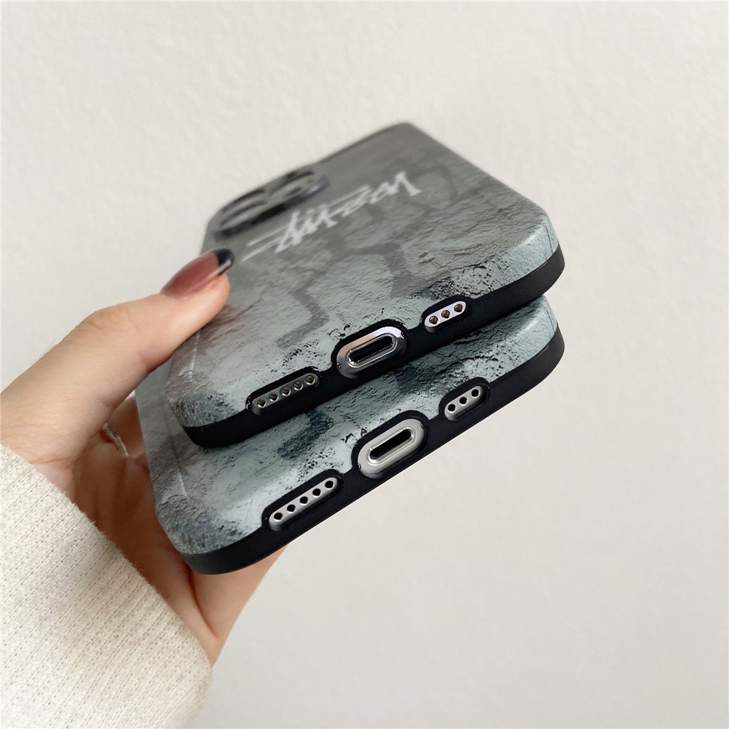 Ốp Điện Thoại Nhựa Cứng In Hình STUSSY Cho iPhone15 14 13 12 Mini 11 PRO MAX 6 / 6s 7 / 8plus SE2 X / XS XR XSMAX #Hg4761