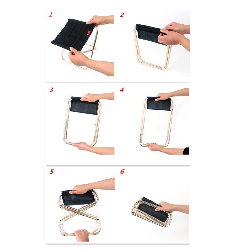 QQ Ghế Xếp Di Động Bằng Hợp Kim Nhôm 7075 Cho Hoạt Động Ngoài Trời