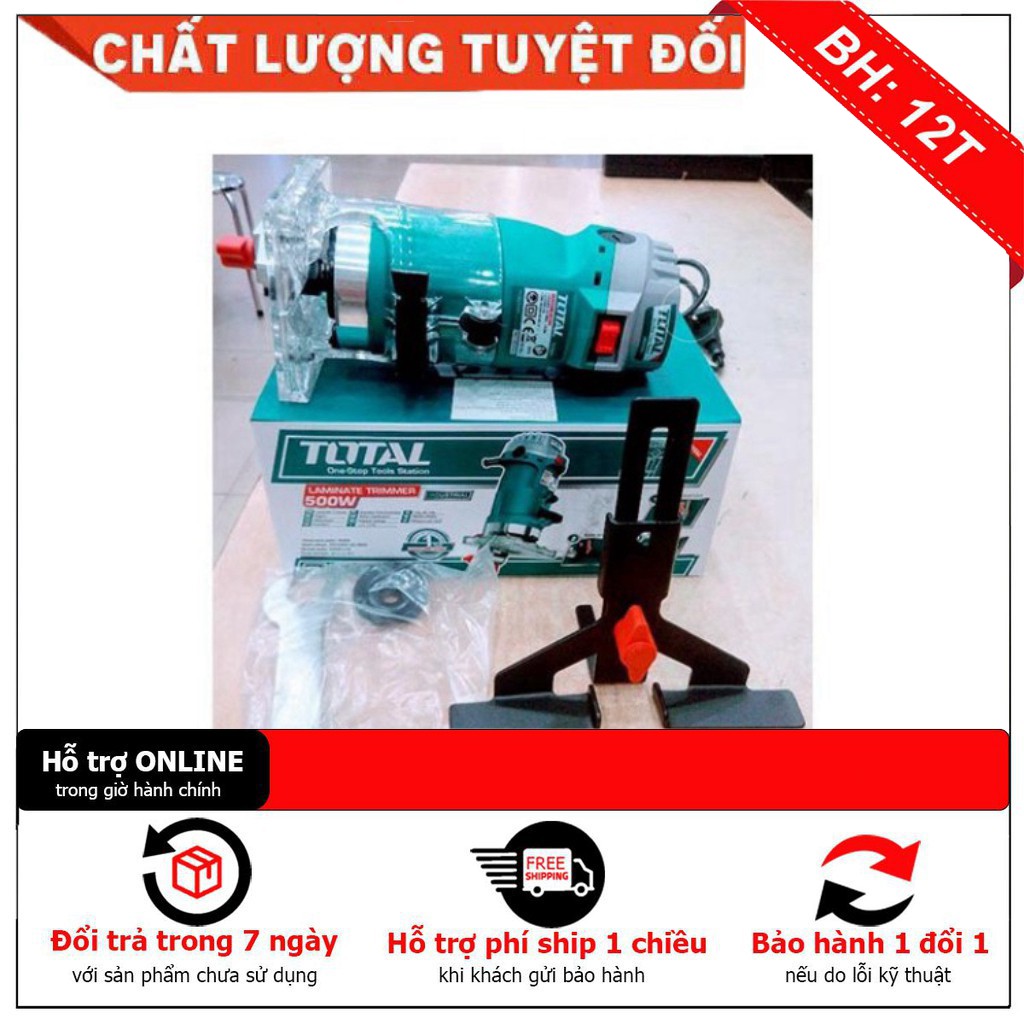 [hàng cao cấp] Máy Phay Mini 500W Total TLT5001 6.3mm [bảo hành chính hãng]