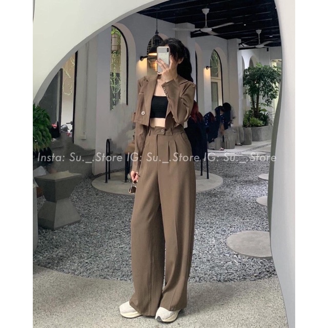 ÁO VEST CROPTOP HÀNG LOẠI ĐẸP SIÊU SANG CHẢNH