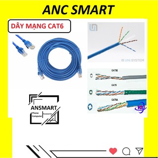 Dây mạng cat6 htcable 10m, 20m, 30m, 40m, 50m bấm sẵn 2 đầu