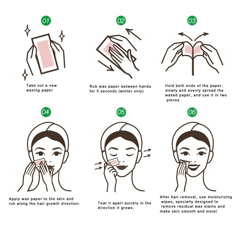 1 Miếng Dán Tẩy Lông Hai Mặt Tiện Dụng