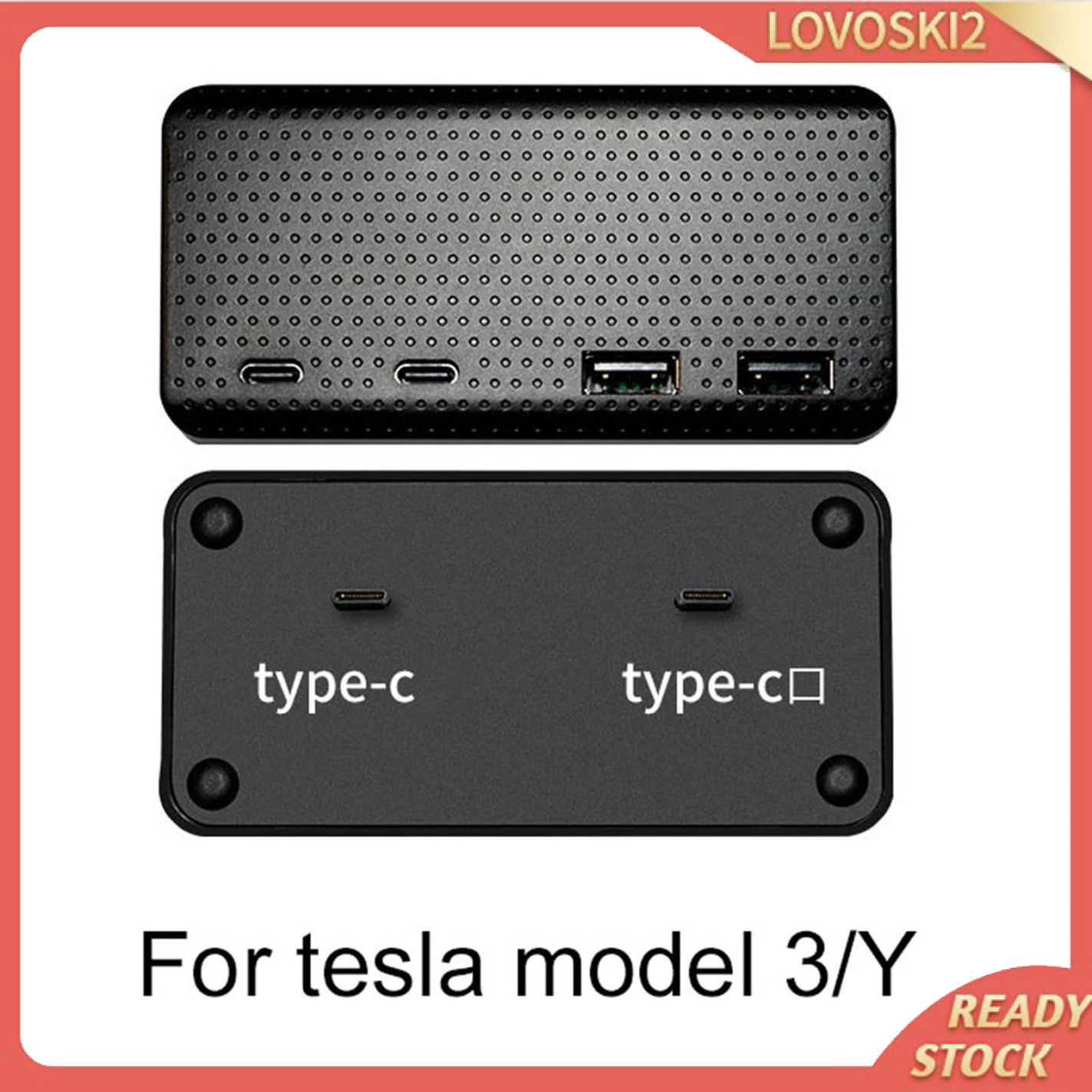 Bộ Chia Cổng Usb Loski2 Cho Tesla Model 3 Y 2021 4 Trong 1