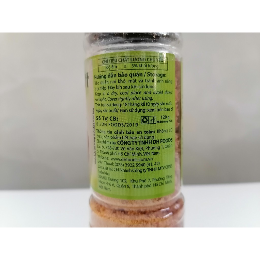[120g] Muối ớt hột [VN] DH FOODS Sea Salt with Chili (dhf-hk)