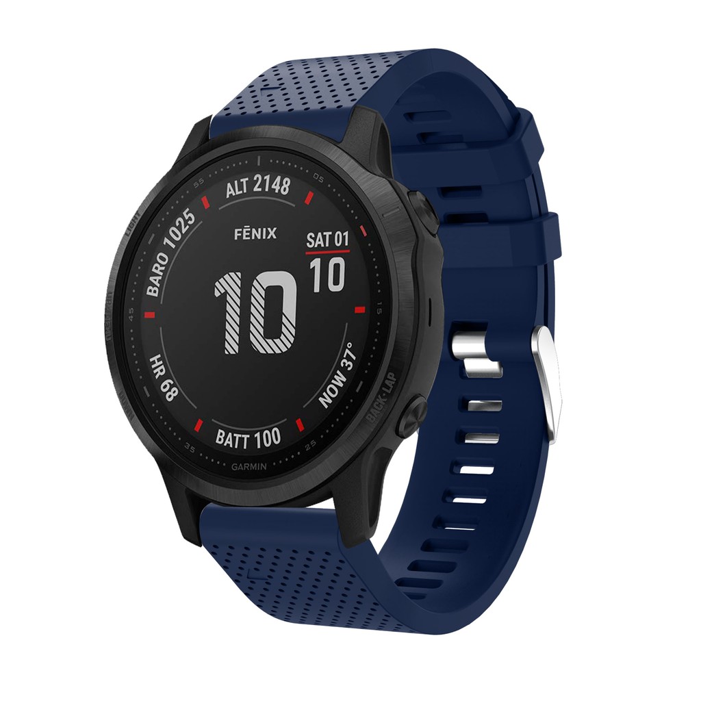 Dây silicon đeo đồng hồ cỡ 20mm thay thế cho Garmin Fenix 6S/6S Sapphire/Fenix 5S/5S Plus