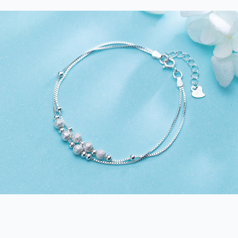 Silver Bracelet Fashion Lucky Transfer Beads