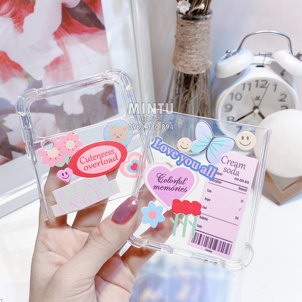 Ốp Samsung Galaxy Z Flip5 5G / Z Flip 5 / Z Flip4 5G / Z Flip 4 / Z Flip3 5G / Z Flip 3 -mã ZF09