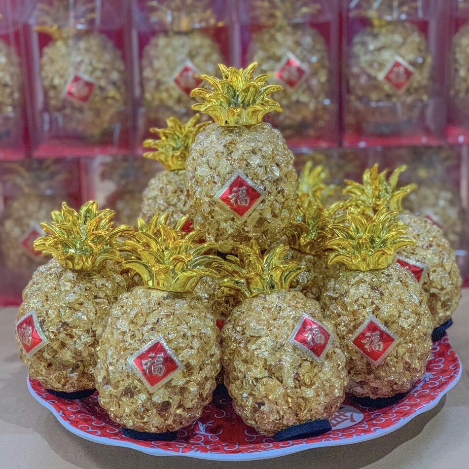 Trái thơm vàng phong thủy tài lộc