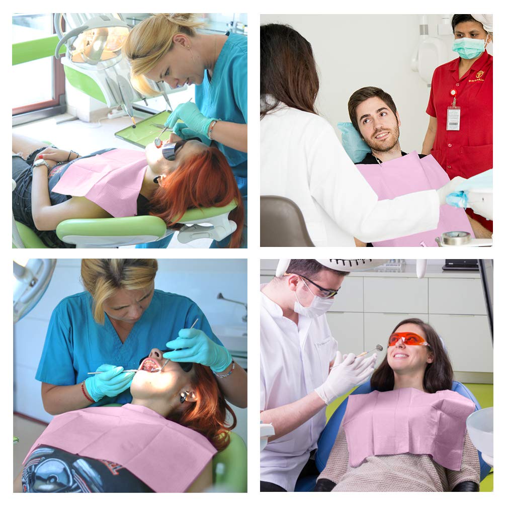 Bộ 125 Khăn Giấy Lau Nước Bọt Dùng Một Lần Chống Thấm Nước