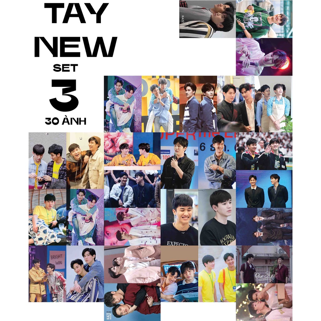 30 ảnh có chữ kí TAYNEW  GMMTV size 6x9