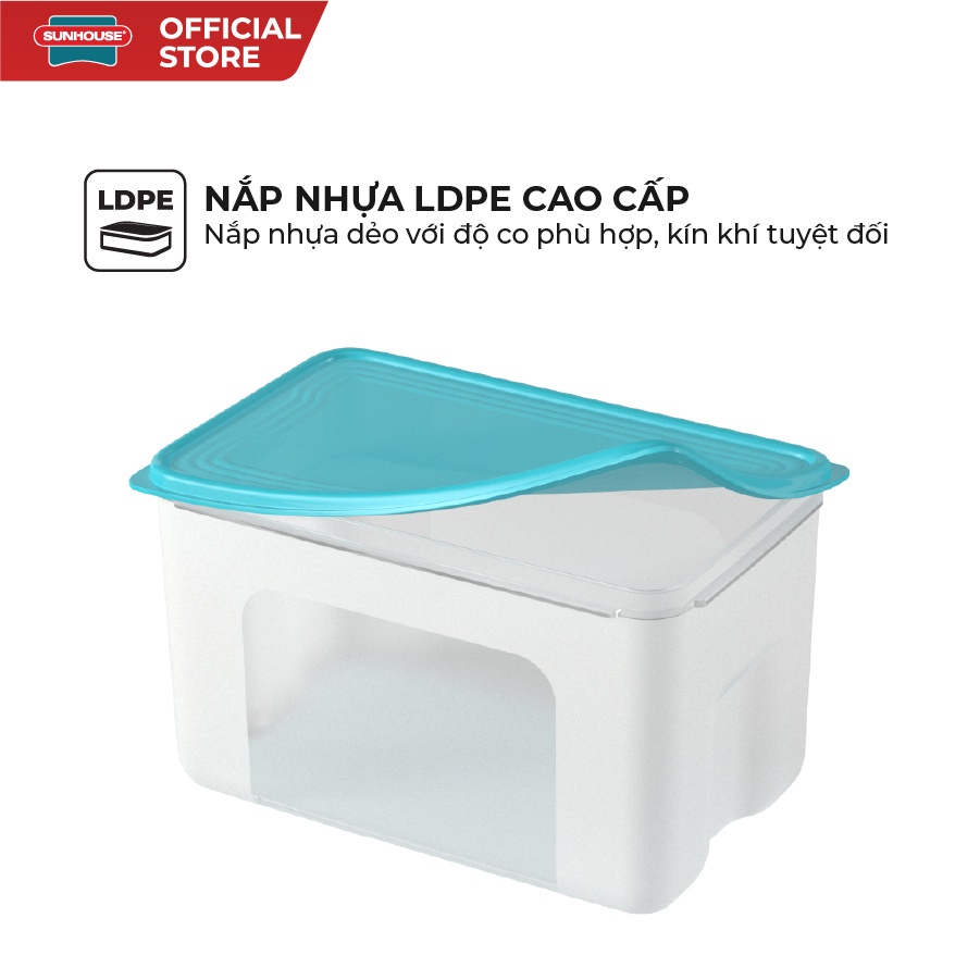 BỘ 3 HỘP BẢO QUẢN THỰC PHẨM BIOZONE KB-ST3P01