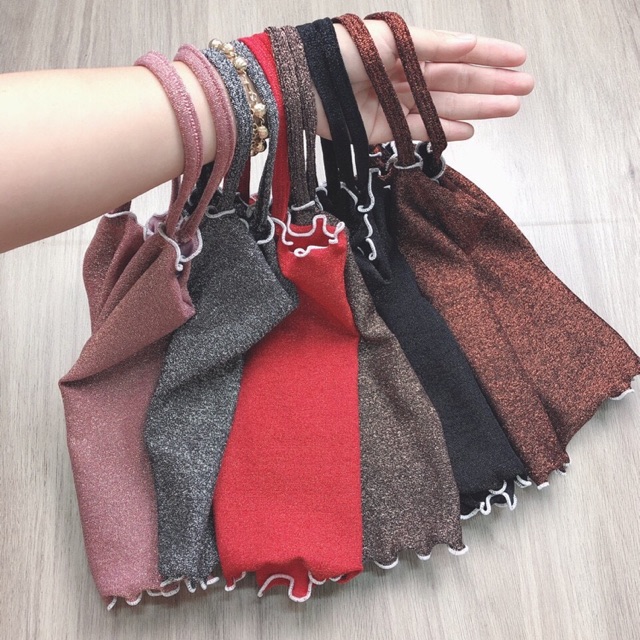 Deal sốc Áo 2 dây nhũ - áo 2 dây kim tuyến