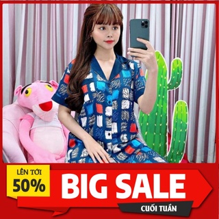 [BIG SIZE <72KG] ĐỒ BỘ SATIN CAO CẤP TAY NGẮN QUẦN DÀI SIZE XL