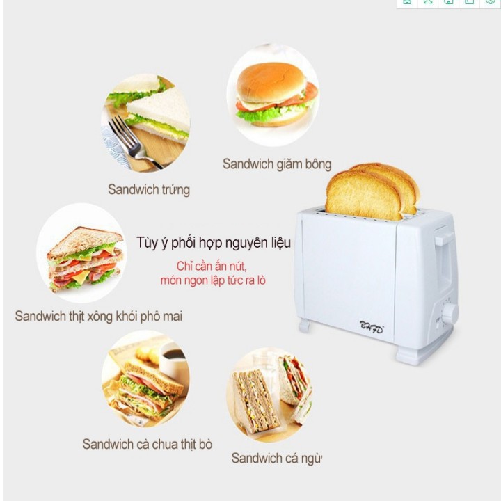 [ Home and Garden ] - Nướng bánh mì thế này mới giàu dinh dưỡng nhất! 2 SLICE TOASTER