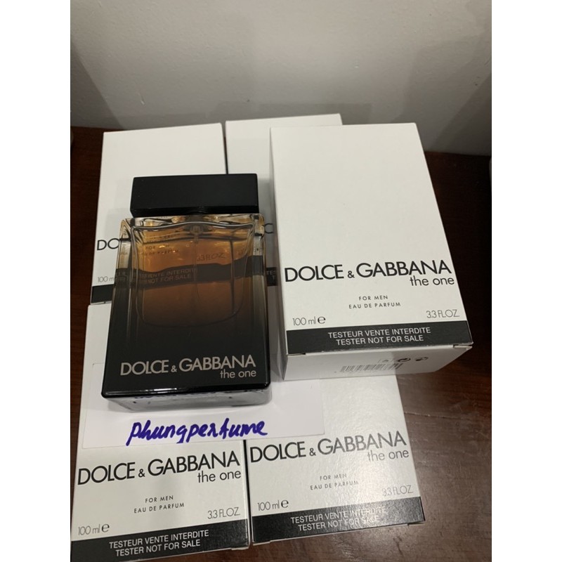 Nước hoa nam tester d&g the one edp 100ml (hộp tester như hình)