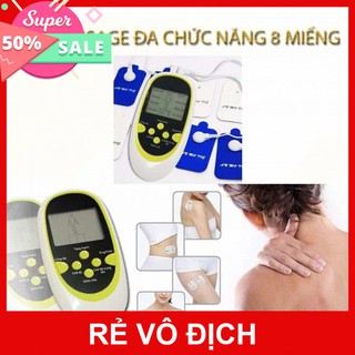 Máy massage trị liệu xung điện đa chức năng 8 miếng dán thế hệ mới