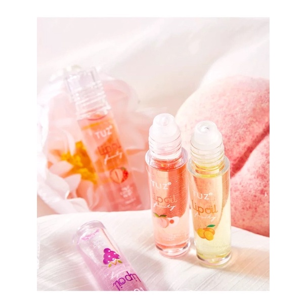 Son Dưỡng Môi trái cây ngọt ngào TUZ fruit - Son dưỡng ẩm chống khô môi Peach mask Lameila Heyxi Kissbeauty