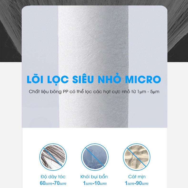 Vòi Hoa Sen Lọc Nước Tăng Áp Chứa Vitamin C