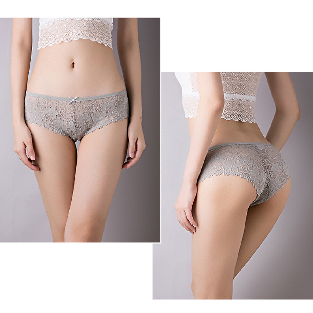 Quần lót nữ ren cao cấp Airbra nơ pha lưới gợi cảm sexy ôm mông thiết kế thanh lịch phù hợp mặc váy đầm dạ hội | BigBuy360 - bigbuy360.vn