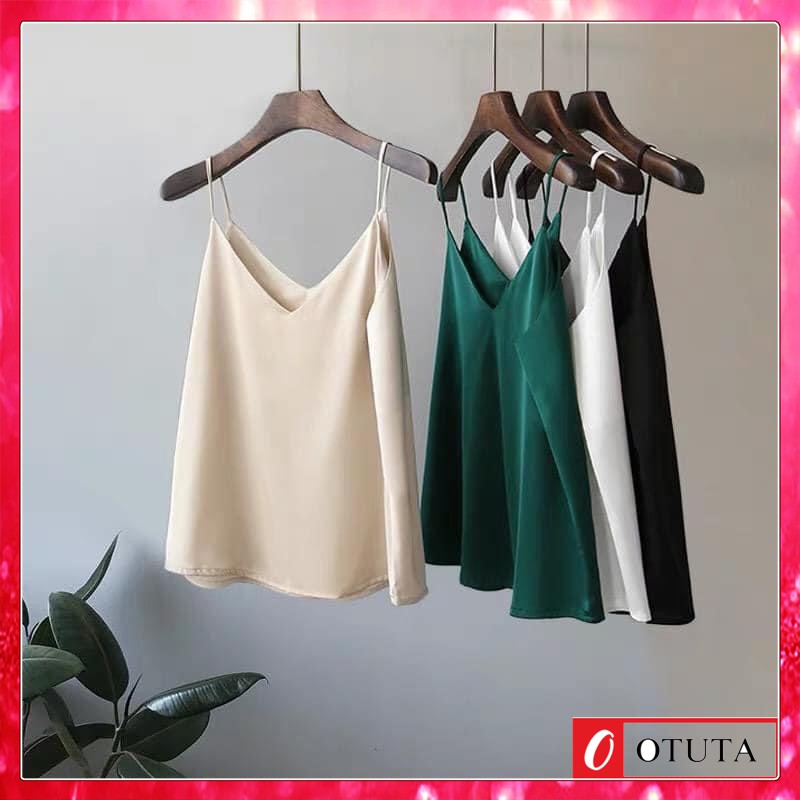 [Mã FASHIONT4WA2 giảm 10K đơn 50K] [BÁN SỈ ÁO LỤA 2 DÂY ĐŨI LỤA CAO CẤP SIÊU MÁT -OTUTA