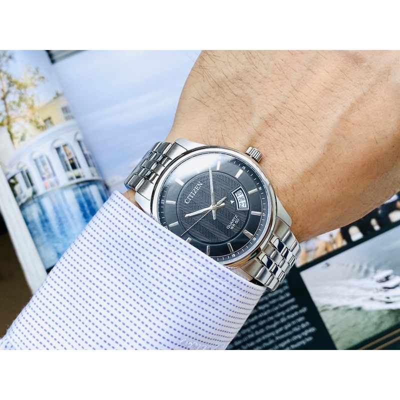 Đồng hồ Citizen nam BI1050-56E mặt ĐEN  vô cùng sang trọng, lên tay rất đẹp nhá
