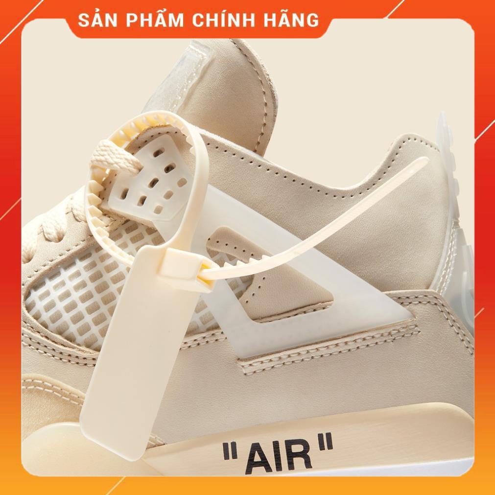 Giày Thể Thao JD4 Off White Sail màu kem tặng 3 dây kèm Full Box Bill phụ kiện [Giày Jodan 4 bản chuẩn] | BigBuy360 - bigbuy360.vn