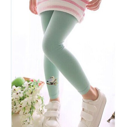 Quần legging cotton co dãn giữ ấm cho bé