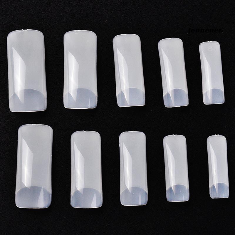 Set 100 Móng Tay Giả Bằng Nhựa Acrylic Tiện Dụng