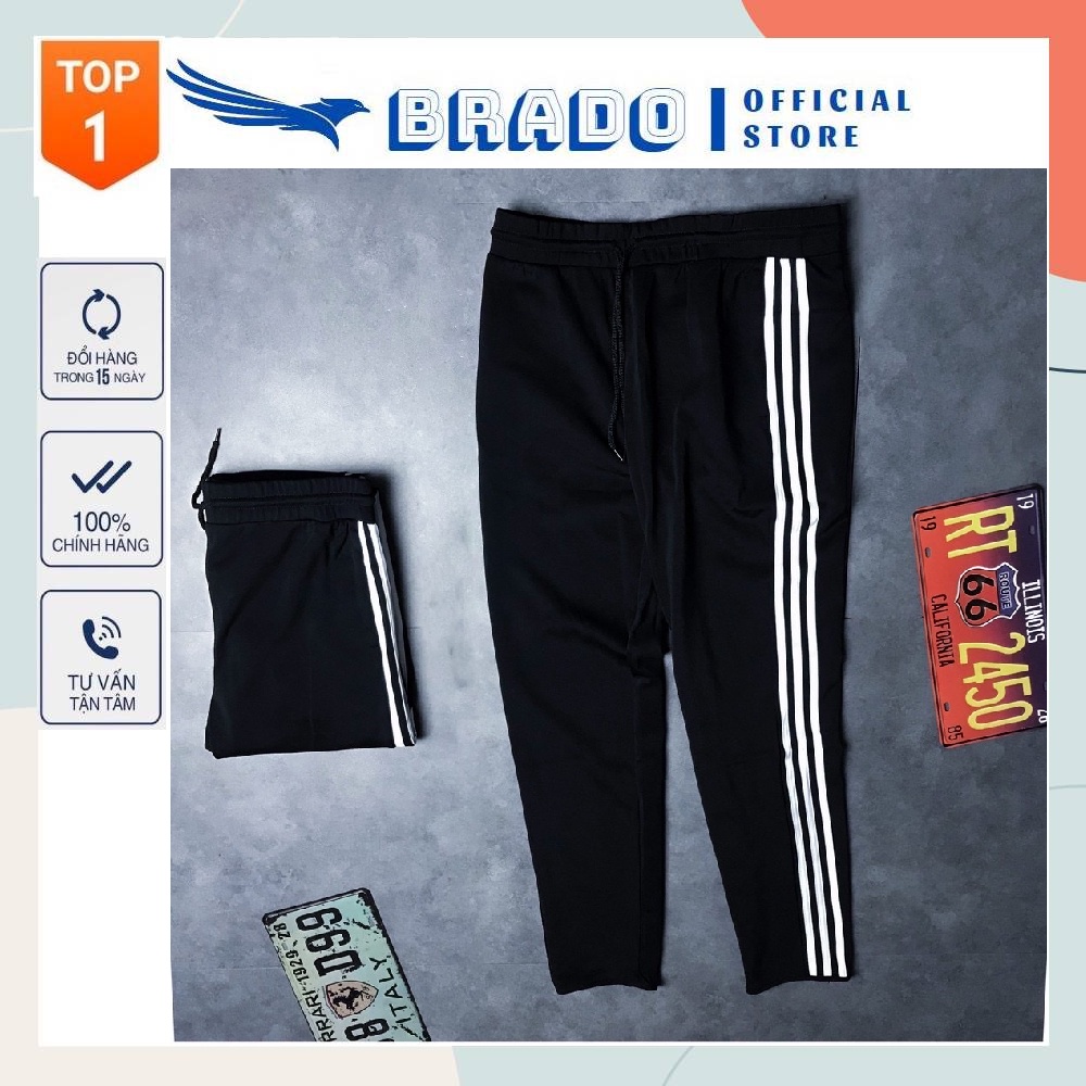 Quần Thể Thao 3 Sọc Dành Cho Cả Nam Và Nữ, Chất Vải Dày Dặn Co Giãn Thoáng Mát