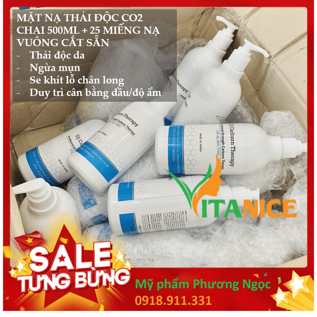 Mặt Nạ CO2 DJ Carborn Therapy GIÚP DA THẢI ĐỘC