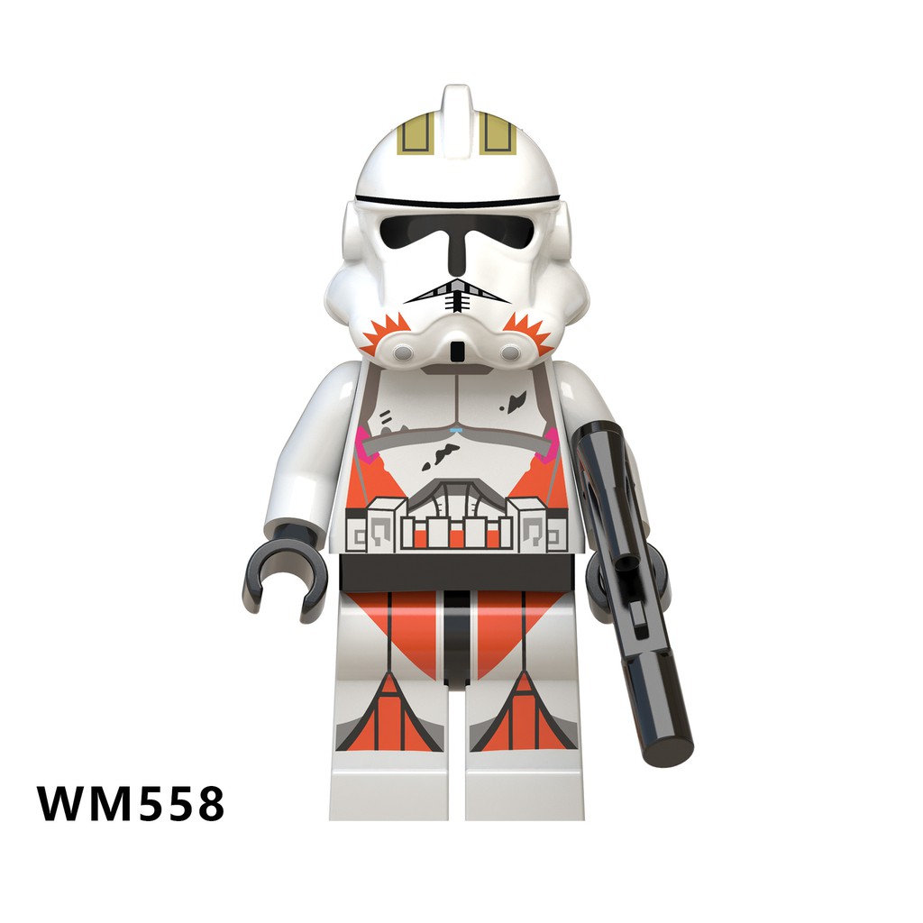 Minifigures Star Wars Các Mẫu Nhân Vật Trooper - Lắp Ráp Mini Star War WM6036