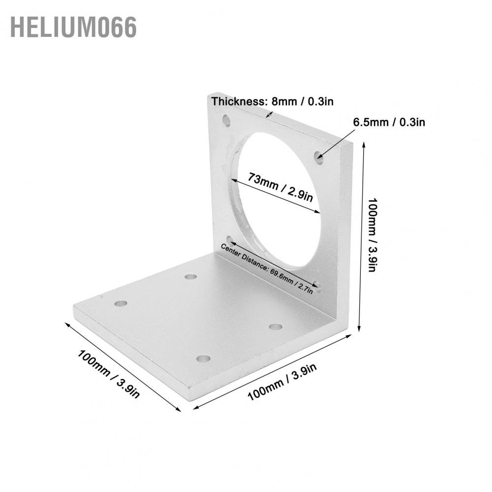 Helium066 Helium066 Giá đỡ động cơ bước hợp kim nhôm có độ bền cao cho loại NEMA 34