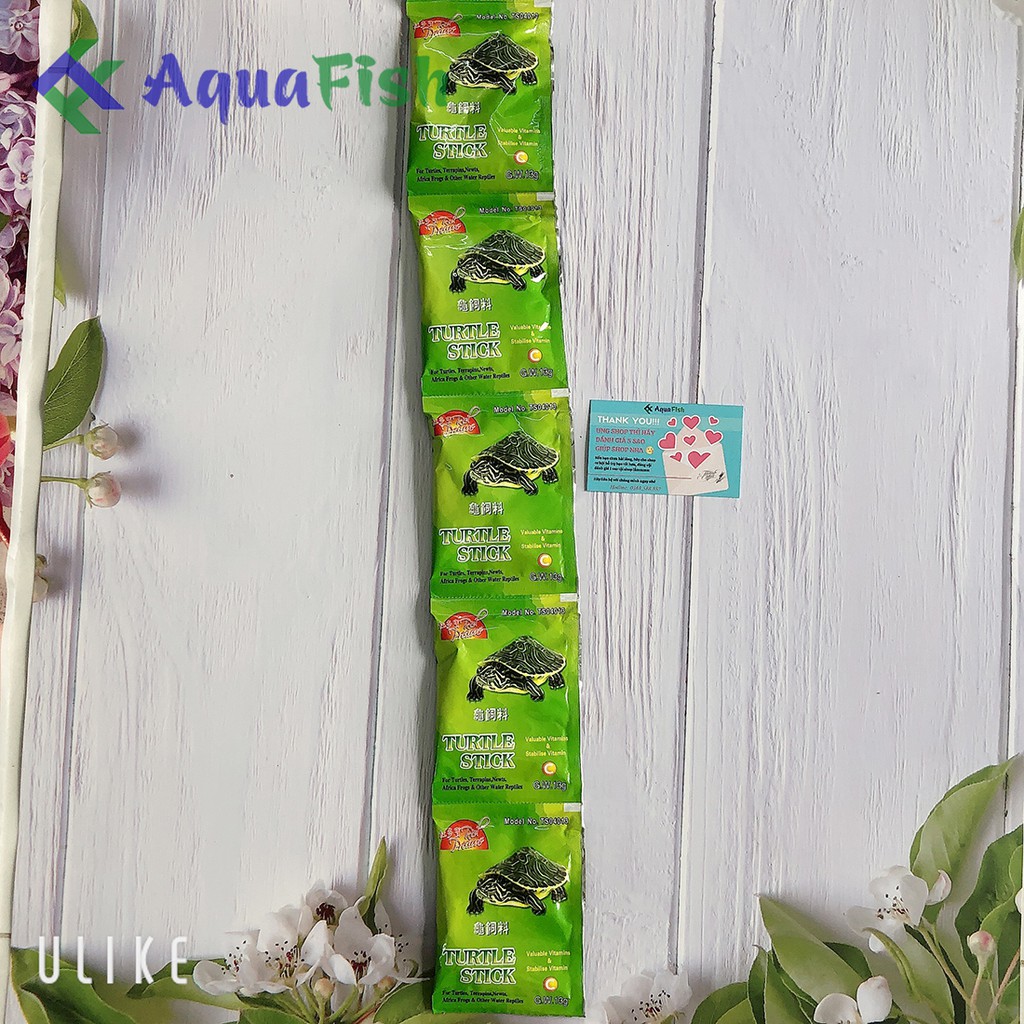 Combo 5 Túi Thức Ăn Chuyên Dụng Cho Rùa 13gr/túi