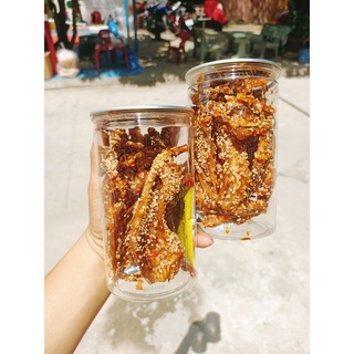 Cá khoai rim tẩm mè lon pet 250gr 65k [khô cá khoai][Có sẵn] [Rẻ vô địch] [Siêu Sale]  [Giá hủy diệt] [Ảnh thật]