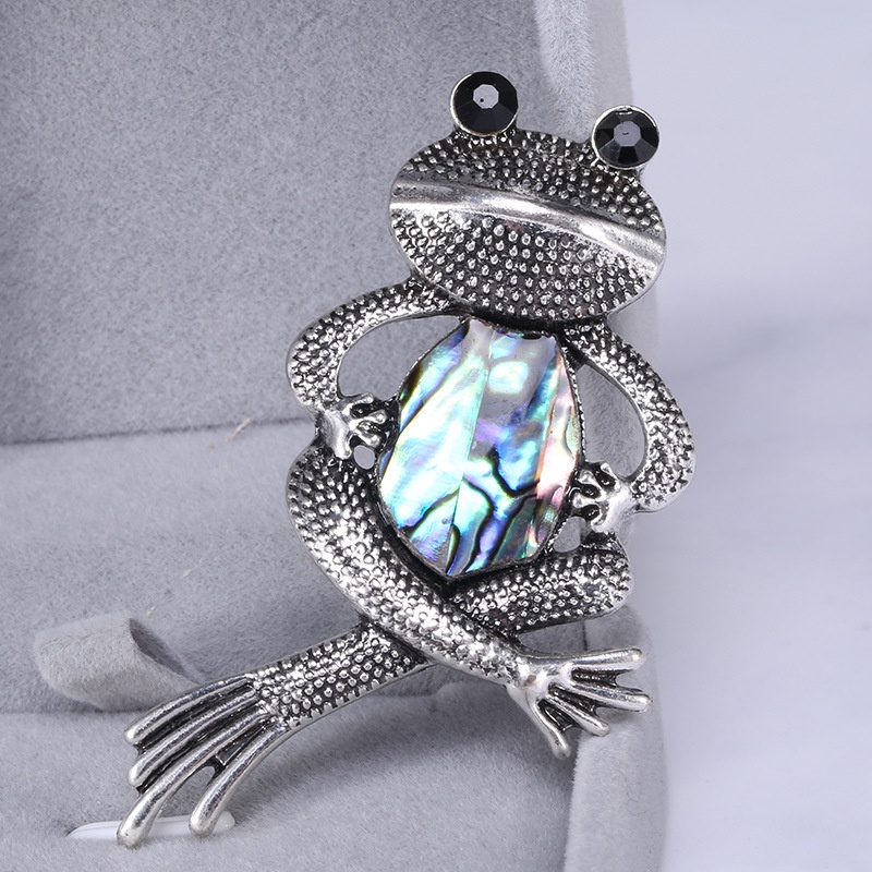 Trâm Cài Áo Hình Chú Ếch Phong Cách retro Thời Trang Cao Cấp Dành Cho Nam Nữ