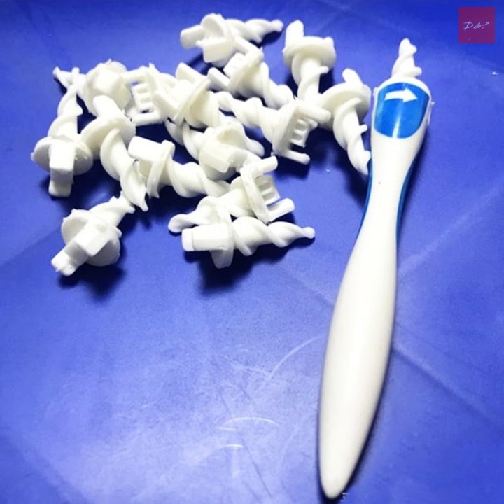 Dụng cụ ngoáy tai, lấy ráy tai mẫu mới (Kèm 15 đầu mềm thay thế)