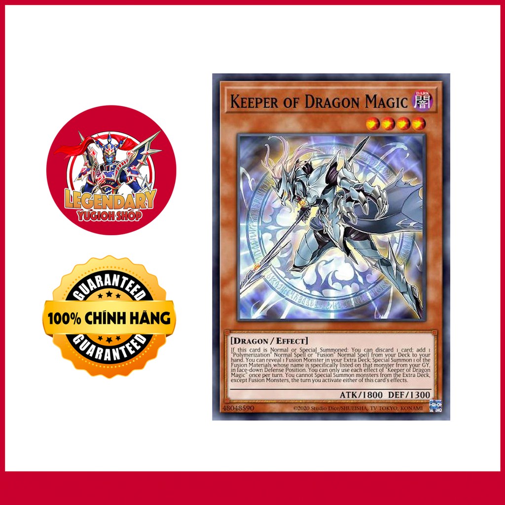 [EN-JP][Thẻ Bài Yugioh Chính Hãng] Keeper Of Dragon Magic