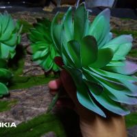 Hoa giả - Sen đá giả trang trí nhà cửa, cắm hoa để bàn siêu xinh, tạo không gian xanh mát