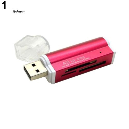 Đầu đọc thẻ nhớ SD TF MMC SDHC tốc độ cao có cổng USB 2.0