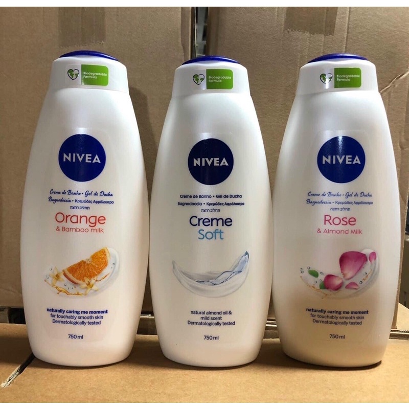 Sữa tắm nivea 750ml Đức