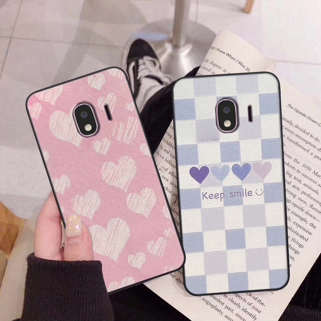 Ốp Samsung J4 2018 caro trái tim cá tính, thời trang siêu đẹp, siêu phong cách