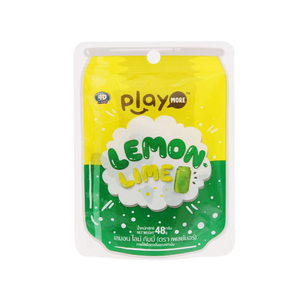 Kẹo dẻo vị chanh Playmore 48g