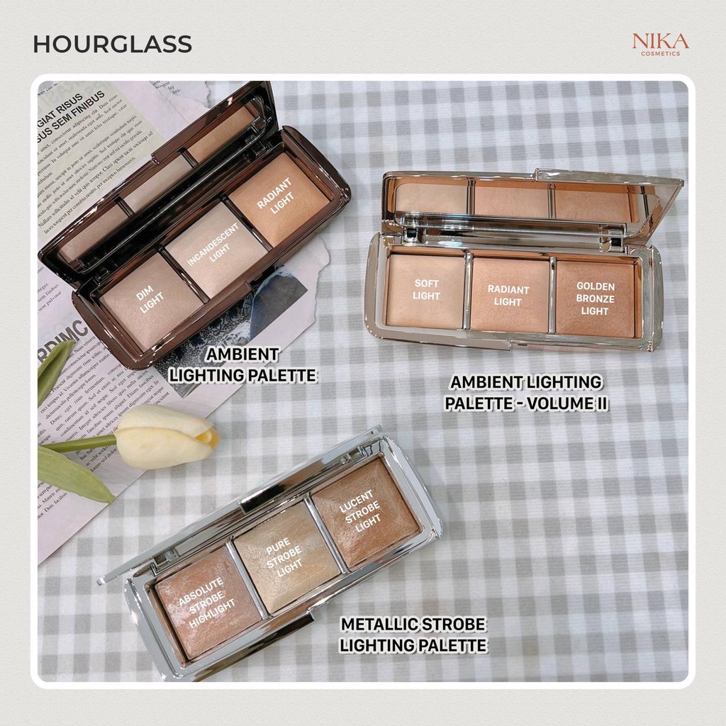 Bảng phấn bắt sáng highlight Hourglass Ambient Lighting Palette – Volume II [Nika Cosmetics]
