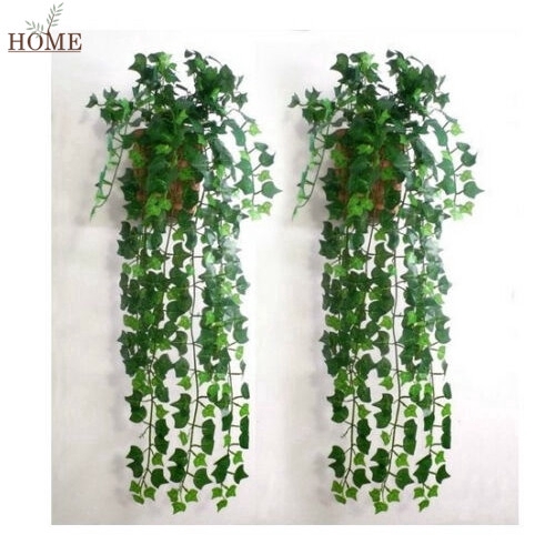 Lá cây nhân tạo treo tường trang trí phòng nhà đa năng 7.5ft