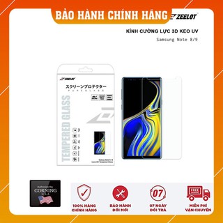 [FREESHIP] Kính Cường Lực Zeelot cho Samsung Galaxy Note 9/8 Công Nghệ Keo UV LOCA