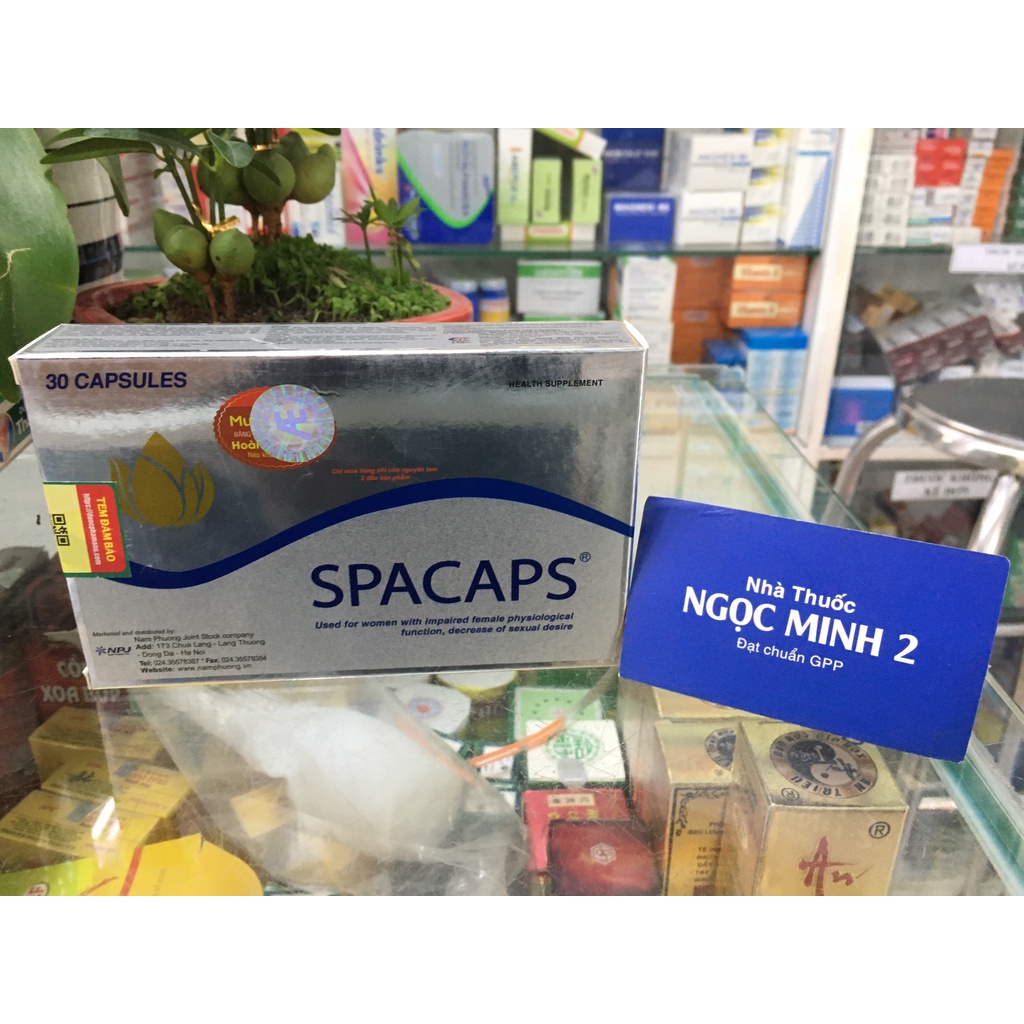 ✅ [Chính Hãng] Spacaps dùng cho phụ nữ suy giảm chức năng sinh lý, giảm ham muốn.