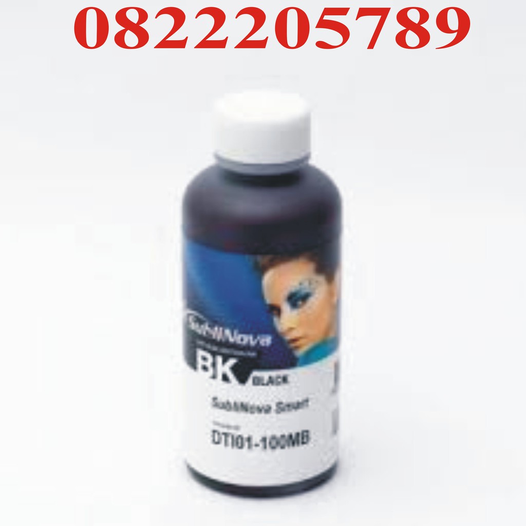 Mực chuyển nhiệt màu đen BK inktec Hàn Quốc 100ml
