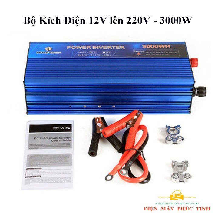 Bộ Kích Điện 3000W Nguồn 12V Chính Hãng