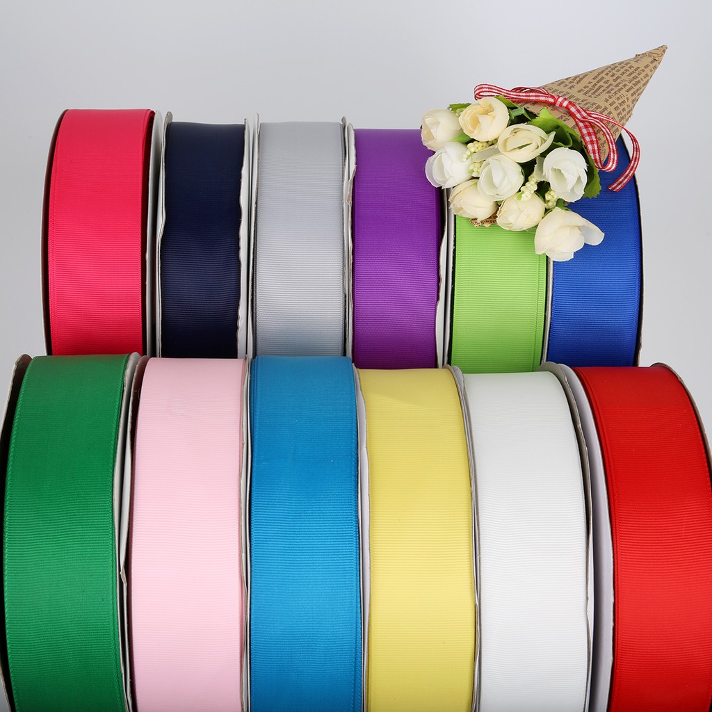Cuộn Dây Ruy Băng 7mm - 38mm 15 Yard Màu Sắc Ngẫu Nhiên Trang Trí Tiệc Cưới